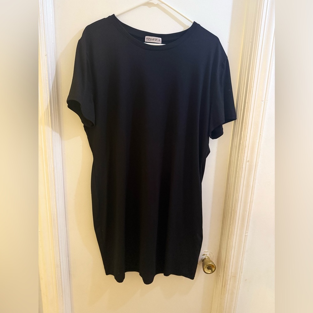 Classic Black Short Sleeve Dress - Picture 1 of 3